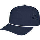 Blue Cap America Summit Perforated Cap with Rope plain