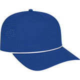 Blue Cap America Summit Perforated Cap with Rope plain