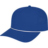 Blue Cap America Summit Perforated Cap with Rope plain