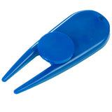 Blue Divot Tool with Ball Marker plain