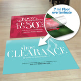 Floor Graphics — floor graphic installed on commercial flooring
