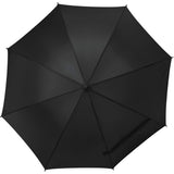 Front View of Black 46" Auto Open Umbrella plain