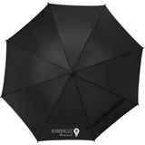 Front View of Black 46" Auto Open Umbrella