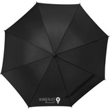 Front View of Black 46" Auto Open Umbrella