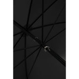 Front View of Black 60" Manual Golf Umbrella