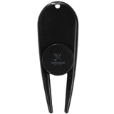 Front View of Black Divot Tool with Ball Marker