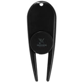 Front View of Black Divot Tool with Ball Marker