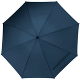 Front View of Blue 60" Manual Golf Umbrella plain