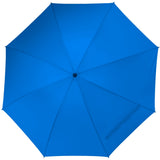 Front View of Blue 60" Manual Golf Umbrella plain
