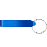 Front View of Blue Aluminum Bottle / Can Opener plain