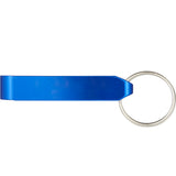 Front View of Blue Aluminum Bottle / Can Opener plain