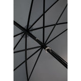 Front View of Gray 60" Manual Golf Umbrella