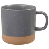 Front View of Gray Santos 12oz Ceramic Mug plain