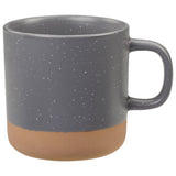 Front View of Gray Santos 12oz Ceramic Mug plain