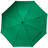 Front View of Green 60" Manual Golf Umbrella plain
