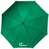 Front View of Green 60" Manual Golf Umbrella