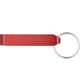 Front View of Red Aluminum Bottle / Can Opener plain