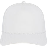 Front View of White Cap America Summit Perforated Cap with Rope plain