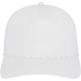 Front View of White Cap America Summit Perforated Cap with Rope plain