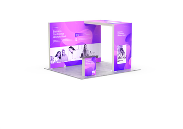 10ft SEG Modular Lightbox Display Kit 1