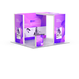 10ft Backlit Lightbox Display - Kit 1 — alternate angle