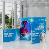 10ft Foldable SEG Display - Kit 2 — kit hero, full booth setup