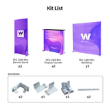 10ft Backlit Lightbox Display - Kit 1 — component detail 1