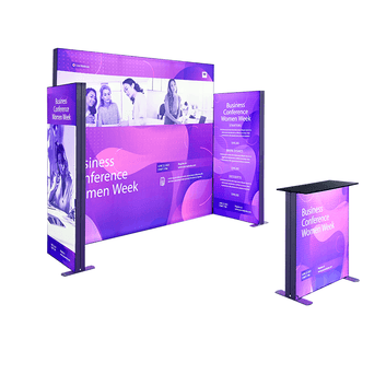 10ft SEG Modular Lightbox Display Kit C