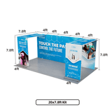 20ft Foldable SEG Display - Kit 3 — alternate angle