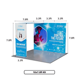 10ft Foldable SEG Display - Kit 1 — alternate angle