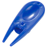 Rear View of Blue Divot Tool with Ball Marker plain