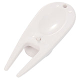 Rear View of White Divot Tool with Ball Marker plain