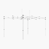 Custom-branded Professional Grade Canopy - 40mm Hex Frame — 10x15 — side view