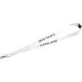 White Lanyard with Lobster Clip