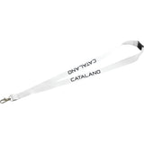 White Lanyard with Lobster Clip